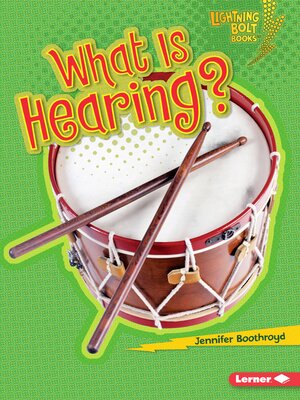 cover image of What Is Hearing?